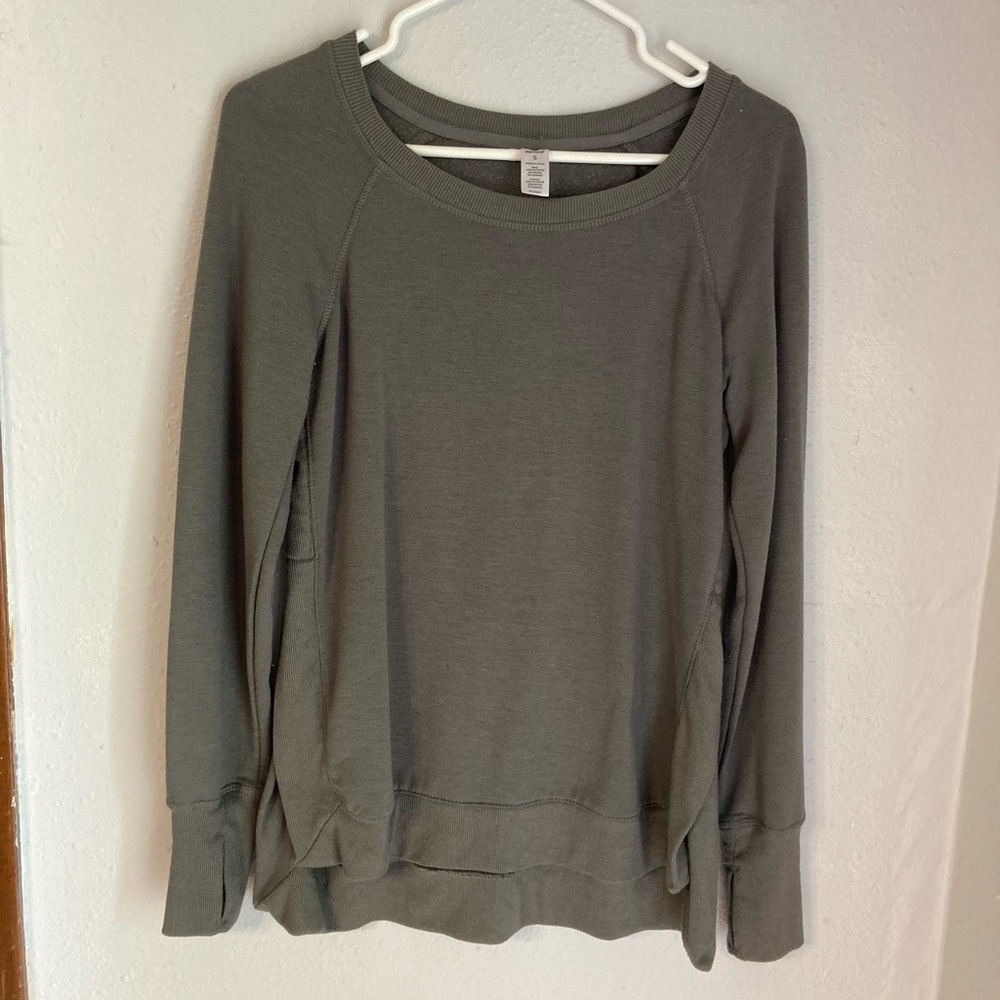 90 degree gray women’s long sleeve
